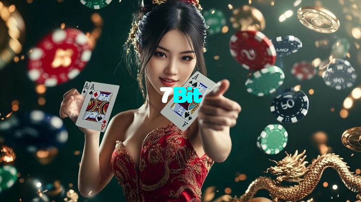 7Bit casino presented on mobile device in Pakistan with slots and live games